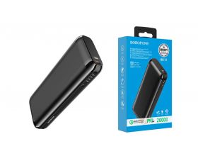 Универсальный дополнительный аккумулятор Power Bank BOROFONE BJ1A PD+QC 3.0 (20000 mAh) (черный)