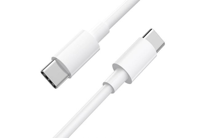 Кабель USB Type-C - USB Type-C BOROFONE BX44, 5A/20V, PD100W (белый) 1м