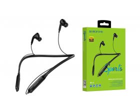 Наушники вакуумные беспроводные BOROFONE BE45 Delightful sports wireless earphonesl Bluetooth (черный)