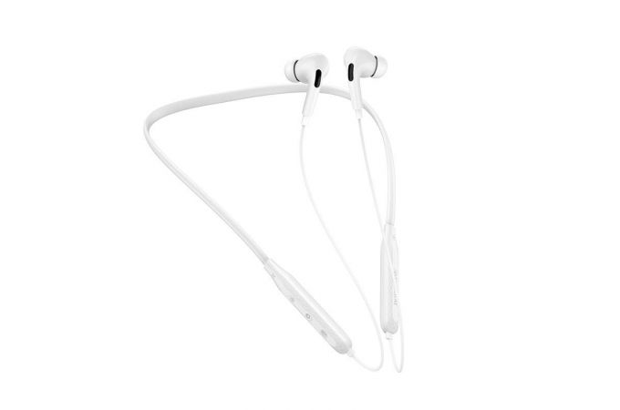 Наушники вакуумные беспроводные BOROFONE BE45 Delightful sports wireless earphonesl Bluetooth (белый)