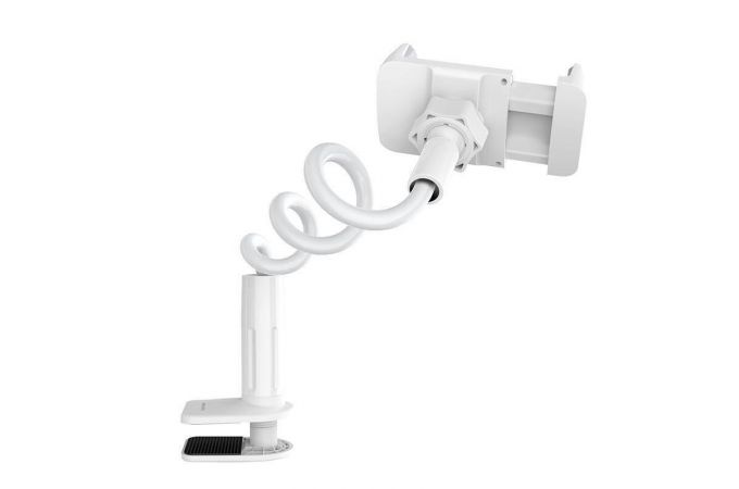 Подставка для телефона на гибкой ножке с прищепкой BOROFONE BH23 (белый)