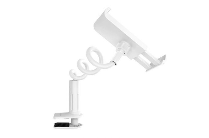 Подставка для телефона на гибкой ножке с прищепкой BOROFONE BH24 (белый)