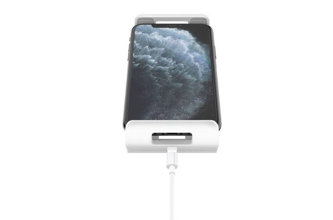 Подставка для телефона на гибкой ножке с прищепкой BOROFONE BH24 (белый)