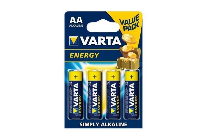 Батарейка алкалиновая VARTA LR06 BL4/АА упаковка блистер цена за 4 шт