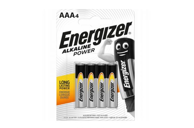 Батарейка алкалиновая Energizer ALKALINE POWER LR03/286 AAA BL4 блистер цена за 4 шт