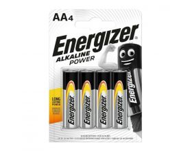 Батарейка алкалиновая Energizer ALKALINE POWER LR6/316 AA BL4 блистер цена за 4 шт