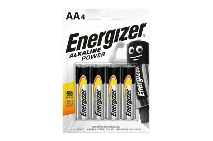 Батарейка алкалиновая Energizer ALKALINE POWER LR6/316 AA BL4 блистер цена за 4 шт