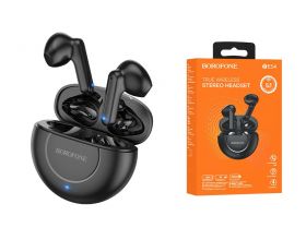 Наушники вакуумные беспроводные BOROFONE BE54 Rejoice wireless BT headset Bluetooth (черный)