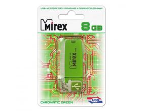 Флешка USB 3.0 Mirex CHROMATIC GREEN 8GB (ecopack)