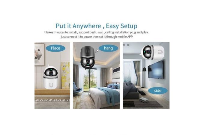 Видеокамера Орбита OT-VNI41 Черная IP-WI-FI (1920*1080, 2Mpix, 3,6мм, пластик)