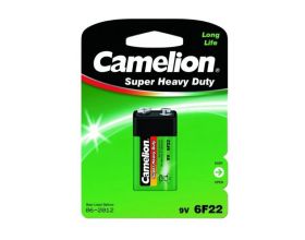 Батарейка солевая Camelion 6F22 крона/1BL Super Heavy Duty цена за блистер 1 шт