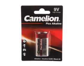 Батарейка алкалиновая Camelion 6LR61 крона/1BL Plus Alkaline (цена за блистер 1 шт)