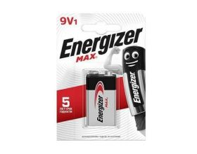 Батарейка алкалиновая Energizer 6LR61 крона/1BL MAX (цена за блистер 1 шт)