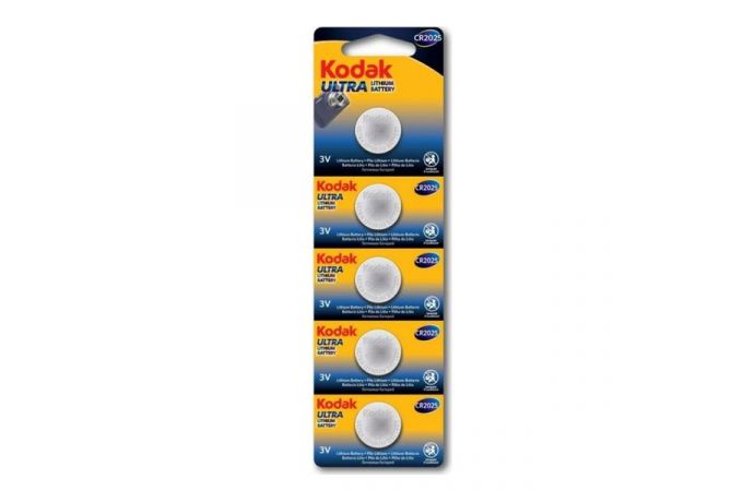 Батарейка литиевая KODAK CR2025/5BL MAX Lithium цена за блистер 5 шт