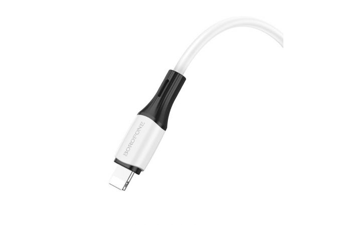 Кабель USB - Lightning BOROFONE BX79 2,4A (белый) 1м (силиконовый)