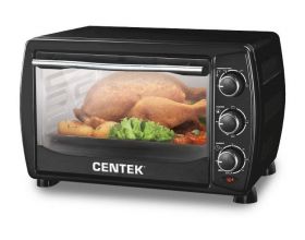 Электрическая печь CENTEK CT-1536-20 черный 1400 Вт, 20 л, таймер 90 мин, 4 режима, max 320°