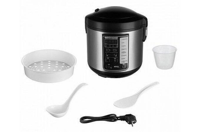 Мультиварка REDMOND RMC-M04 черная 400Вт, 2л, электр. управление