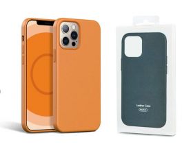 Чехол для iPhone 13 Pro (6,1) MagSafe силиконовый с анимацией в цвет чехла на экране (светло коричневый)