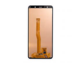 Дисплей для Samsung A750F Galaxy A7 (2018) Black в сборе с тачскрином, 100%