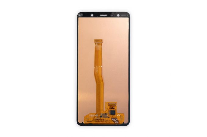 Дисплей для Samsung A750F Galaxy A7 (2018) Black в сборе с тачскрином, 100%