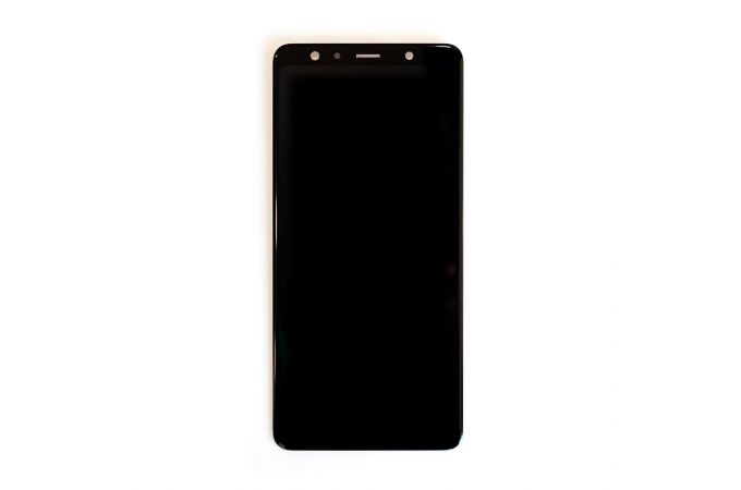 Дисплей для Samsung A750F Galaxy A7 (2018) Black в сборе с тачскрином, 100%