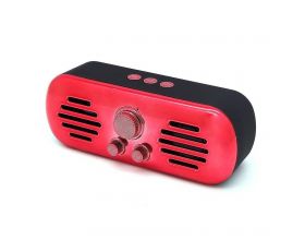 Портативная беспроводная колонка H-828 (черно-красный)