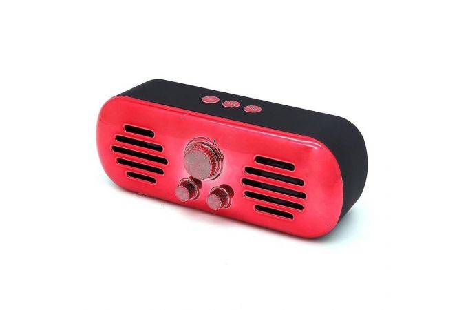 Портативная беспроводная колонка H-828 (черно-красный)