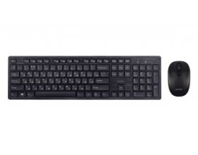 Комплект клавиатура+мышь беспроводной Perfeo "TWIN" USB PF_A4500 (черный)
