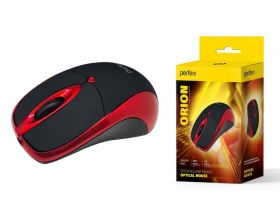 Мышь проводная Perfeo "ORION", 3 кн, DPI 1000, USB PF_A4794 (черно-красный)