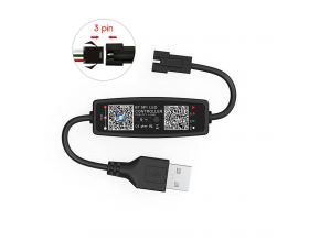 LED контроллер Огонек OG-LDL43 USB 5В (Bluetooth, RGB)