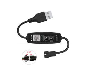 LED контроллер Огонек OG-LDL44 USB 5В (Bluetooth, RGB)