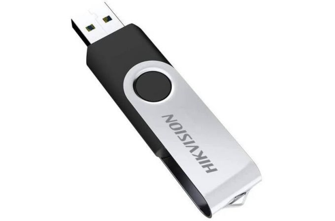 USB флеш накопитель 64 Gb Hikvision M200S черный поворотный  / HS-USB-M200S/64G