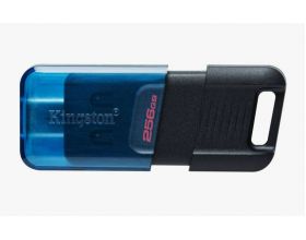 USB флеш накопитель_256 Gb Kingston DataTraveler 80 M DT80M/256GB / Type-C выдвижной /USB 3.2 R200Mb/s