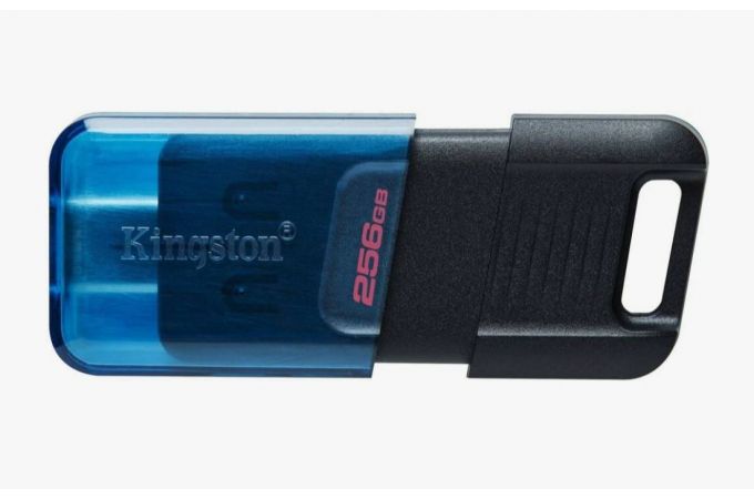 Флешка USB 3.2 Kingston DataTraveler  80 M DT80M/ 256 Gb Type-C выдвижной / R200Mb/s