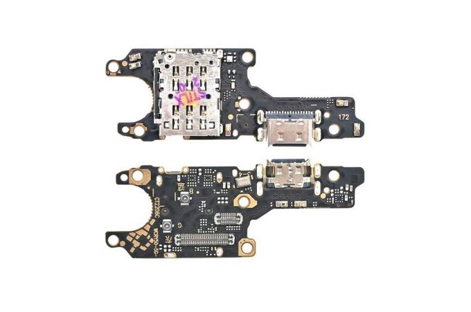 Шлейф для Huawei Honor 50 с разъемом зарядки + Sim (плата) org