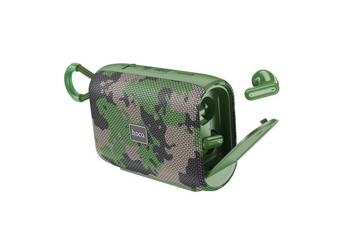 Портативная беспроводная колонка HOCO HC15 sports BT (камуфляж) 2 в 1