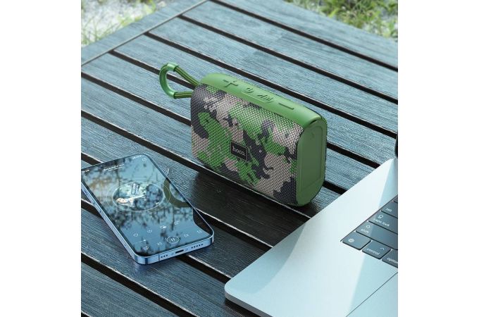 Портативная беспроводная колонка HOCO HC15 sports BT (камуфляж) 2 в 1