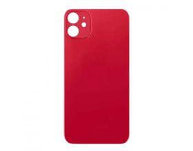Заднее стекло для iPhone 11 (красный) легкая установка CE (литое стекло)