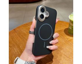 Чехол для iPhone 17 (6,3) Soft Touch MagSafe (черный) YH Original design