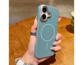 Чехол для iPhone 17 (6,3) Soft Touch MagSafe (зеленый) YH Original design