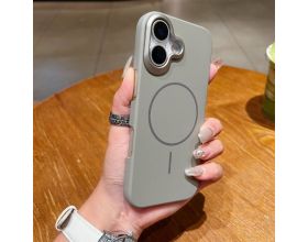 Чехол для iPhone 17 (6,3) Soft Touch MagSafe (серый) YH Original design