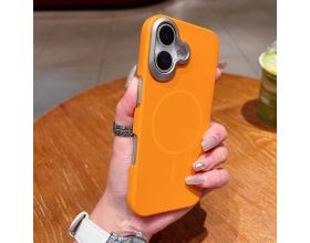 Чехол для iPhone 17 (6,3) Soft Touch MagSafe (оранжевый) YH Original design