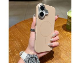 Чехол для iPhone 17 (6,3) Soft Touch MagSafe (бежевый) YH Original design