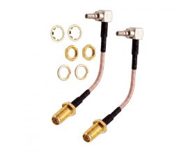 Пигтейл для OT-PCK29 Орбита OT-PCK30 (SMA-female-TS9-male) 7см (УПАКОВКА 2ШТ)