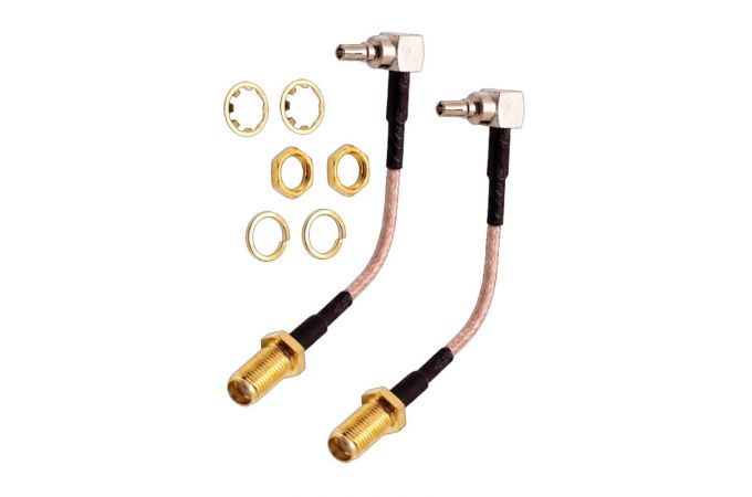 Пигтейл для OT-PCK29 Орбита OT-PCK30 (SMA-female-TS9-male) 7см (УПАКОВКА 2ШТ)