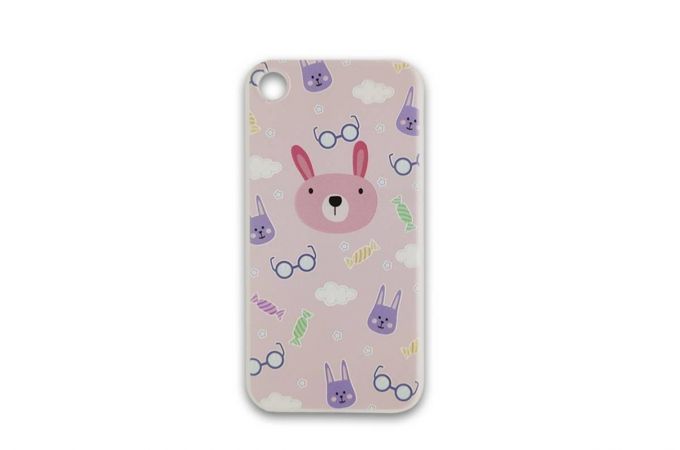 Чехол силиконовый iPhone 7/8 (4,7) с рисунком "Животные" 6 видов