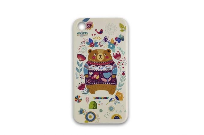 Чехол силиконовый iPhone XR с рисунком "Животные" 6 видов