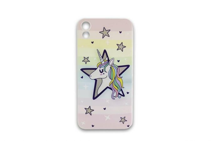 Чехол силиконовый iPhone Х/XS (5.8) с рисунком "Единорог" 10 видов