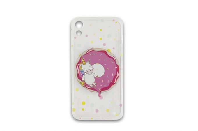 Чехол силиконовый iPhone XR с рисунком "Единорог" 10 видов