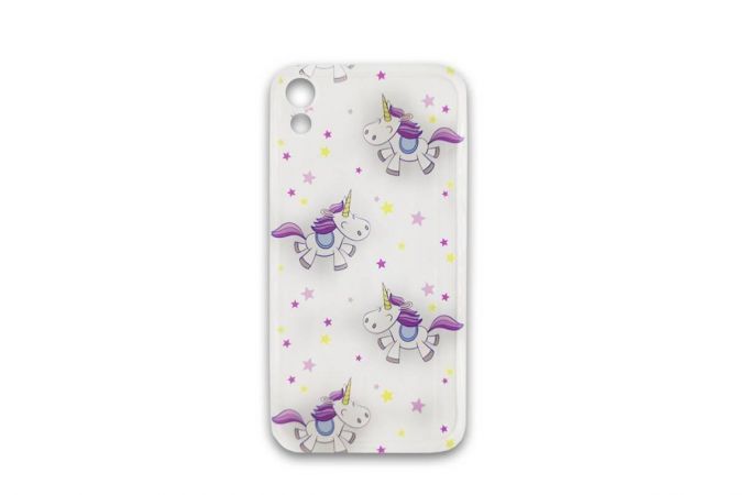 Чехол силиконовый iPhone XR с рисунком "Единорог" 10 видов